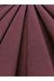 Ada Fonluk Burgundy Single Wing 1/3 Dense Pleat