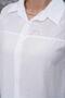 Women's White Scallop Detailed Shirt Pc2174 - 3