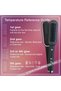 Electric Hair Straightening Comb, Ceramic Ion Brush, PTC Fast Heating, 5 Heat Levels, Anti-Sc - 2