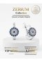 Children's and Women's Vip Steel Earrings Elegant Lightweight Zircon Evil Eye Bead Series - 2