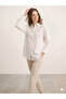 Women's Stoned White Shirt – Classic Cut with Shiny Rhinestone Detail - 3