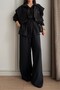 Shirt and Pants Set with Garnished Ties 51309 - 2