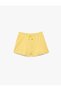 Girl's Denim&Canvas Shorts 6Skg40024Ak Yellow - 2