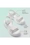 Women's Orthopedic Sandals Velcro Genuine Leather 5 cm Heel Poly Sole Daily Comfortable Full Mold - 3
