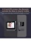 Smart Video Doorbell with 4.3″ Display – Wireless HD Intercom Video Monitor, Two-Way Audio, (White) - 3