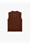 Women's Egaje Collar Sleeveless Satin Blouse 6Sak30030 - 3