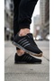 Men's Black Smoked Casual Sneaker Flexible Light Sole Lace-Up Running Walking Sports Shoes - 2