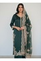 Emarald silk suit