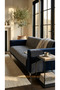 180X220 Thick Sponge, Absolutely Non-Slip, Welsoft Soft Embossed Modern Sofa Cover (Black) - 4