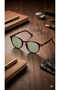 Unisex Women's Men's Uv400 Protected Oval Round Sunglasses with Frame, Case and Cleaning Cloth as a Gift - 7