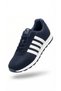 Men's Navy Blue White Casual Sneaker Flexible Light Sole Lace-Up Running Walking Sports Shoes - 5