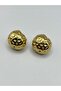 Steel Gold Ball Pin Earrings - 7