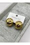 Steel Gold Ball Pin Earrings - 4