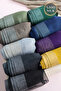 Silk-Look Glitter Stripe Sparkling Shawl – Elegant, Lightweight, and Stylish Silk Shawl - 3