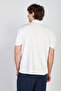 Men's Half-Pleated Polo Collar T-Shirt - Ecru - 5