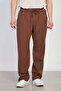 Men's loose-fit trousers - brown - 3