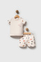 100% Organic Cotton Heart Shorts Set - 2