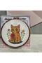 Tapestry Printed Etamine Processing Kit with Hoop Hobby Set 13 - 3
