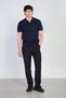 Men's Crew Neck Knitwear T-Shirt - Indigo - 3