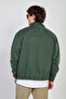 Men's Elastic Waist Zipper Polo Collar Jacket - Khaki - 5