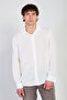 Men's long sleeve regular fit shirt - white - 4
