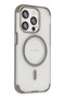 غطاء NRZSNT لهاتف iPhone 15 Pro Max من نوع Hilton Magsafe - (01620) رمادي تيتانيوم