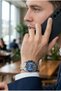 Double Color Men's Wristwatch |   43.5 mm Steel Case, Steel Band, Navy Blue Dial - 3