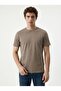 Men's Beige Lf 2038850 Vızon m Tss T-Shirt Lf2038850-Vzn