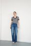D 3006 T-Shirt with Guipure Collar and Cuffs, V-Neck - Black |   D3006 - Black - 3