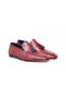 Bordo Color Laceless Genuine Leather Men's Shoes
