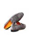 Gray Color Laceless Genuine Leather Suede Men's Shoes - 2