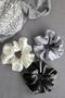 Women's 3-Piece Satin Hair Rubber Buckle Set
