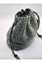Büzgü Model Crystal Stone Crossbody Women's Bag - 5
