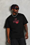 Men's Printed T-Shirt Short Sleeve Crew Neck Regular Fit Comfortable Fit Casual T-Shirt - Black - 3