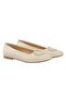 Women's Buckle Leather Ballerinas Dg6010 - 3