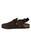 Buckle Suede Women's Sabo Sandals 215563 - 4