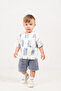 Baby Boy Summer Flexible Fabric Comfortable T-Shirt Shorts 2-Piece Set - 5