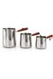 Stainless Steel Milk Pot with Wooden Handle - 2