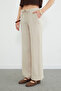 Buy Tie-Detail Muslin Fabrics Palazzo Pants - 7