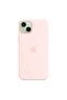 iPhone 15 Plus Silicone Case with MagSafe, Light Pink - 4