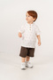 Baby Boy Summer Muslin Shirt and Shorts 2-Piece Set - 5