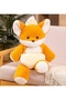 Baby Fox Plush Toy with Shorts 45cm Furry Soft Fabric Sleeping Companion Plush Doll