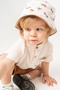 Baby Boy Summer Muslin Set with Hat as a Gift - 3