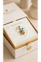 316L Steel Earrings, Anti-Tarnish, Anti-Allergic, with Evil Eye and Clover Figures (2 Years Importer Guarantee) - 2