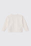 Girl's Printed Ecru Sweatshirt - 2