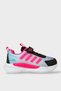 Velcro Lightweight Anatomical Sole Children's Sports Shoes Black - Pink
