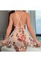 Floral Lingerie Dress for Women Naughty Sex See Through Slutty Babydoll Nightgown Exotic Lingerie M - 3
