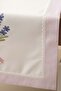 Lavender Embroidered Buldan Fabric Runner 50X130 cm - 6