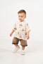 Baby Boy Summer Muslin Shirt and Shorts 2-Piece Set - 2