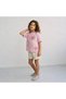 Girl's Printed T-Shirt Shorts Set Cotton Summer Comfortable Fit Daily Combination - 4